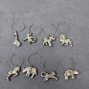 Arthur Court Safari Animals Wine Identifiers